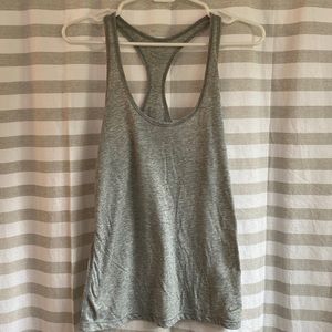 Nike Dri-Fit small racer back tank, gray